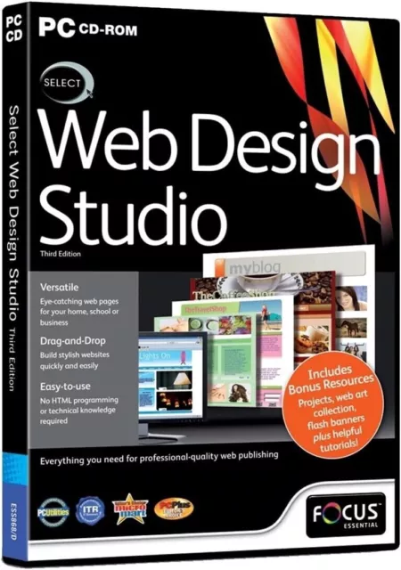 Select Web Design Studio 3rd Edition (PC) Windows Vista, Windows XP