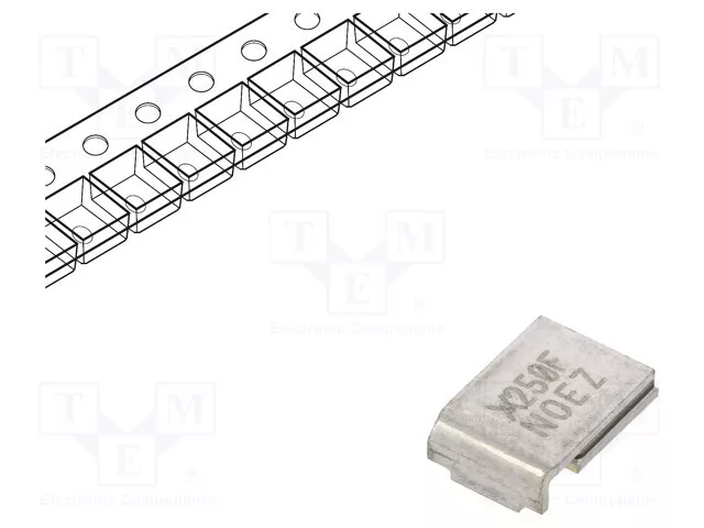 15V SMD Étamé 15VDC SMD 2,5A Sécurité : Ptc Polymère