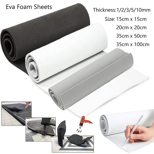 BENECREAT 3 M EVA Schaum Artisan Rolle, 2 Mm Eva Schaumstoffplatte Schaumstoff Bastelbrett Cosplay Kostüme