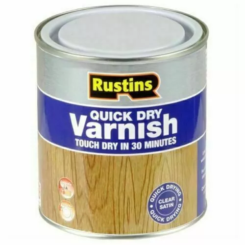 Rustins vernice ad asciugatura rapida vernice raso trasparente-1L