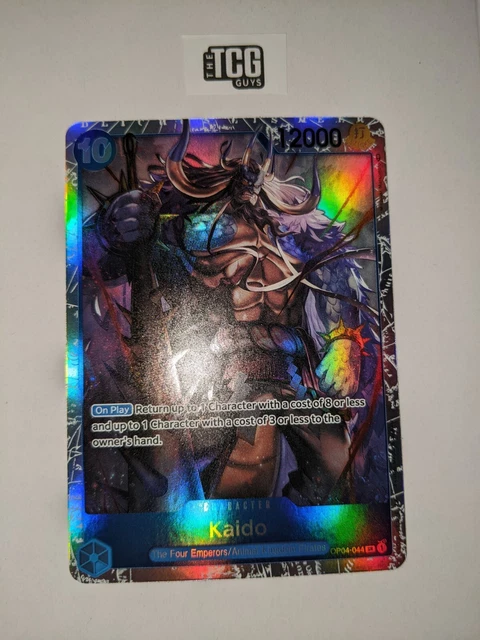 ONE PIECE CARD Game - Kaido - Super Rare! OP04-044 English! OPTCG $8.00 -  PicClick AU