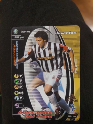 Alessandro Del Piero Foil 087/230 Football Champions 2001/2002 MINT 