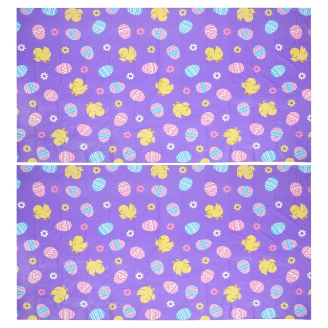 2 piezas mantel desechable para huevos de Pascua para huevos mantel desechable