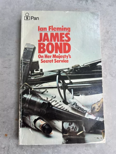 Vintage On Her Majesty's Secret Service PAN 1st/8th 1973 Ian Fleming JAMES BOND