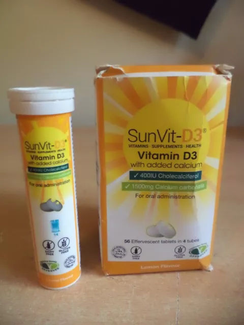 SunVit D-3 Vitamin D3 & Kalziumpräparat 70 SPRUDELTABLETTEN TRINKEN