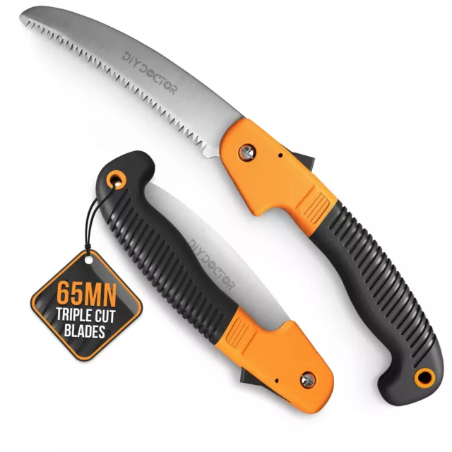 Folding Hand Saw Tree Cutting Pruner Garden Shears Bushcraft Trimming Pruning UK