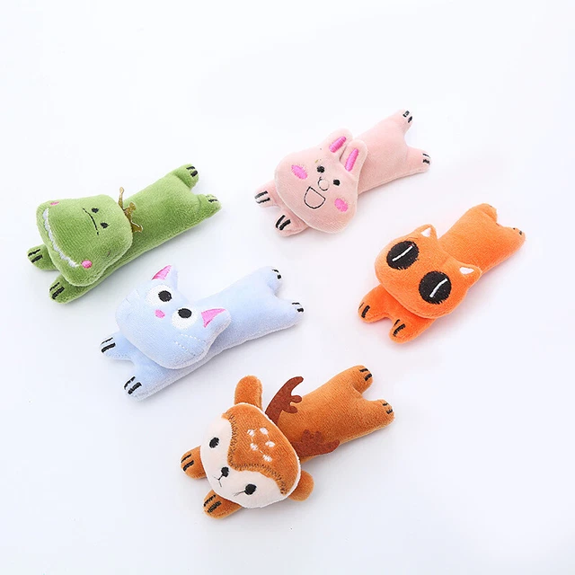Teeth Grinding Catnip Toys Pet Kitten Chewing Vocal Toy Claw Thumb Bite Cat M-wf