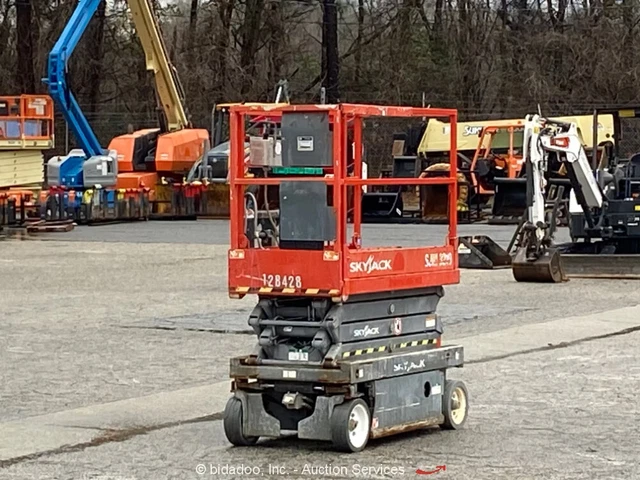 2014 Skyjack 3219 19' Electric Scissor Lift Man Aerial Work Platform bidadoo