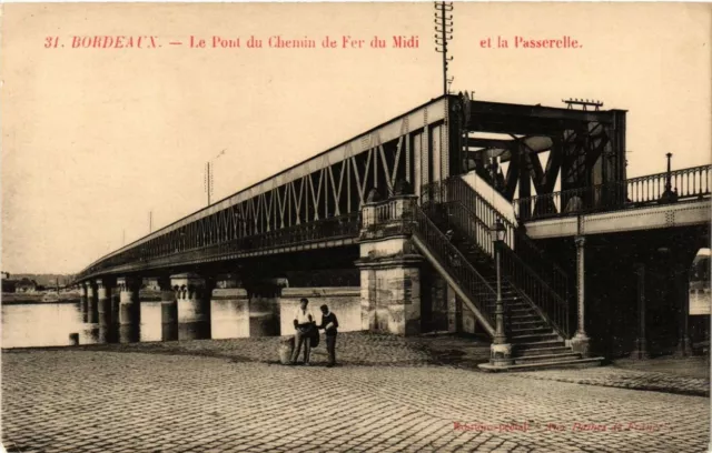 CPA BORDEAUX Le Pont du Chemin de Fer du Midi (336443)