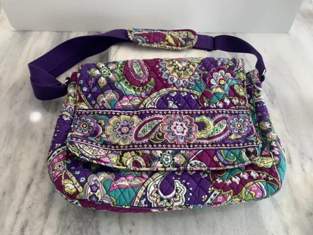 Vera bradley laptop online messenger crossbody bag