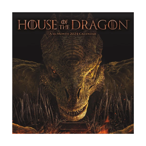 TRENDS INTERNATIONAL HOUSE of the Dragon 2024 12 x 12 Wall Calendar w