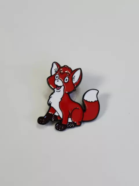Tod The Fox Lapel Pin Cartoon Character Fox & Hound