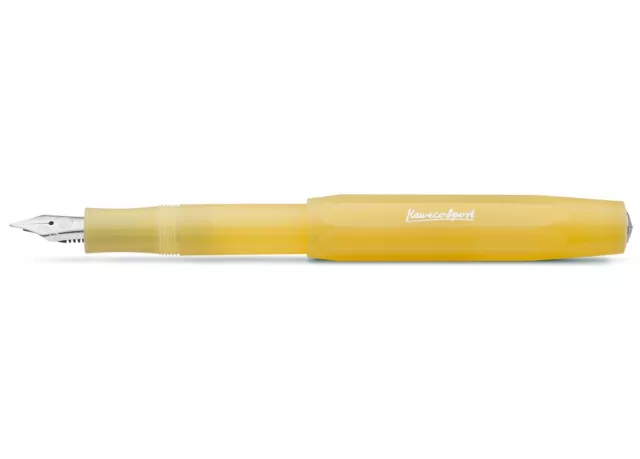 Kaweco Sweet Banana Frosted Sport Fountain Pen X-Fine Point #10001833 New In Box