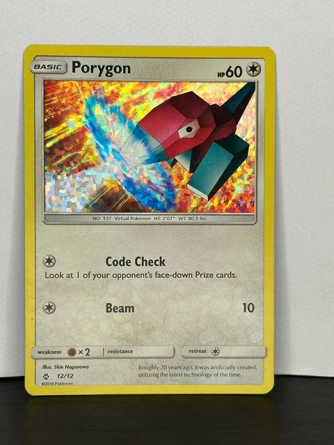 PORYGON 12/12 MCDONALDS Promo Rare 2018 - Pokemon TCG NM EUR 2,28 -  PicClick FR