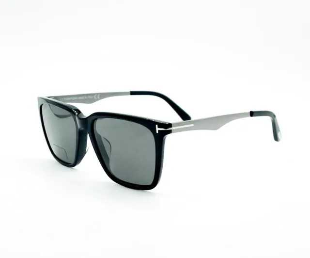 TOM FORD TF 0862-F Garrett Sunglasses 01D Black/Gray Polarized 56 new