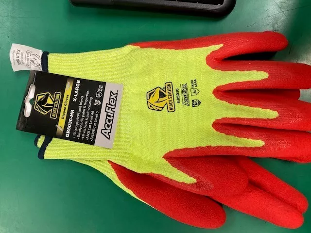 Black Stallion Accuflex A6 Cut Resistant Hi Vis Nitrile Coated Glove