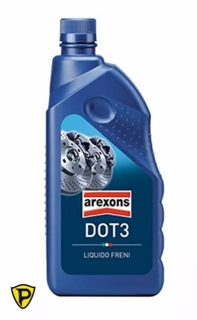 Arexons liquido olio freni per Auto Moto DOT 3 protezione anticorrosivo da 1 Lt.