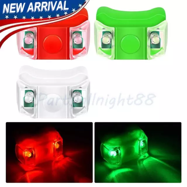 LED Boat Emergency Navigation Lights Jet Skis/Kayaks/Canoes/Powerboats/Yachts