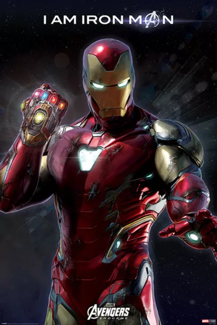 Avengers: Endgame Poster I Am Iron Man 61 x 91,5 cm Plakat Wanddeko Dekoration
