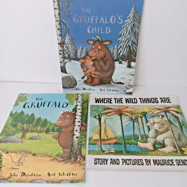 The Gruffalo's Child, The Gruffalo, Where the Wild Things Are Illustrated Books