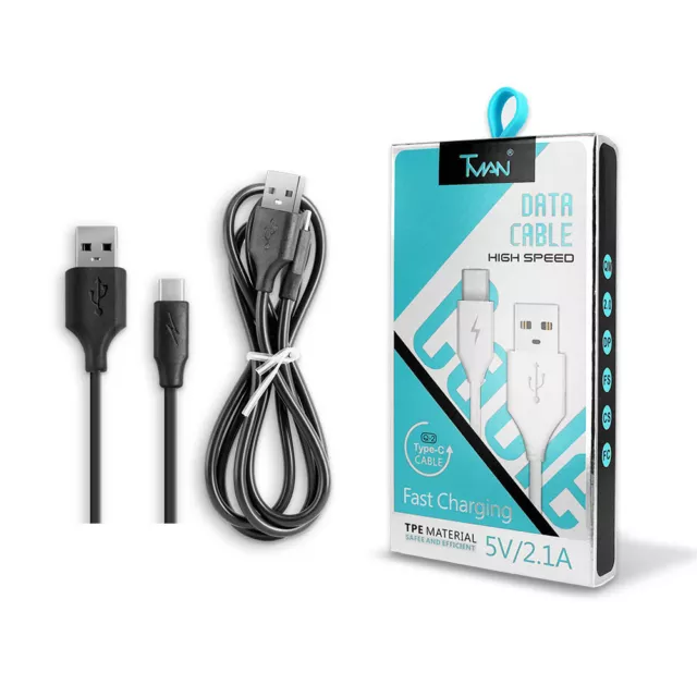Premium Fast Charge USB Cord for Consumer Cellular Motorola moto g play (2021)