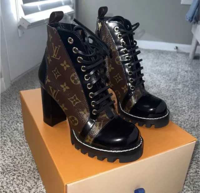 Louis Vuitton Star Trail Ankle Boot Cacao. Size 34.5