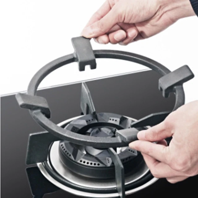 Universel Fer Forgé Wok Pan Support Rack for Brûleurs Gaz Table de Cuisson 4