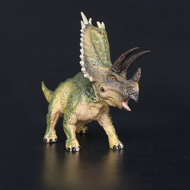7" Jurassic Realistic Pentaceratops Triceratops Dinosaur Figure Kids Toy Gift