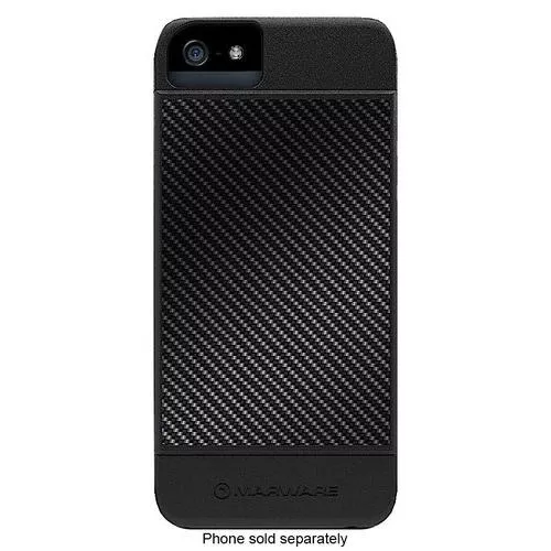 For iPhone 5/5S/SE Marware Revolution Carbon Fiber Case / Black / 3 Piece Cover