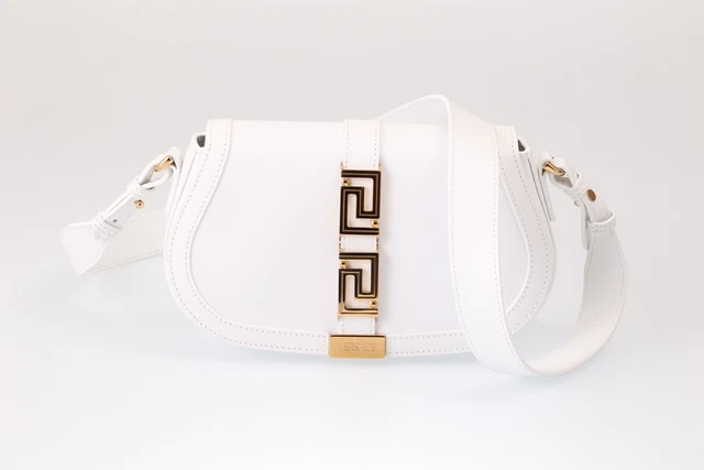 VERSACE GRECA GODDESS SHOULDER BAG WHITE 1007128 1A05134 1W00V woman crossbody
