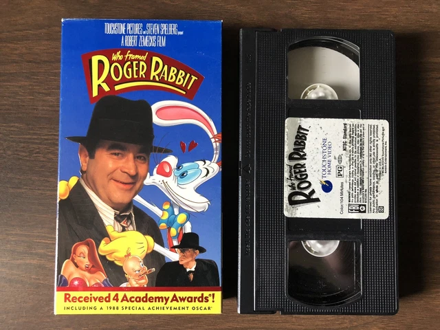 WHO FRAMED ROGER RABBIT - VHS RARE - 1988 Bob Hoskins - TOUCHSTONE ...