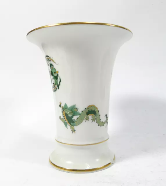 Meissen Vase grüner Mingdrache B-87