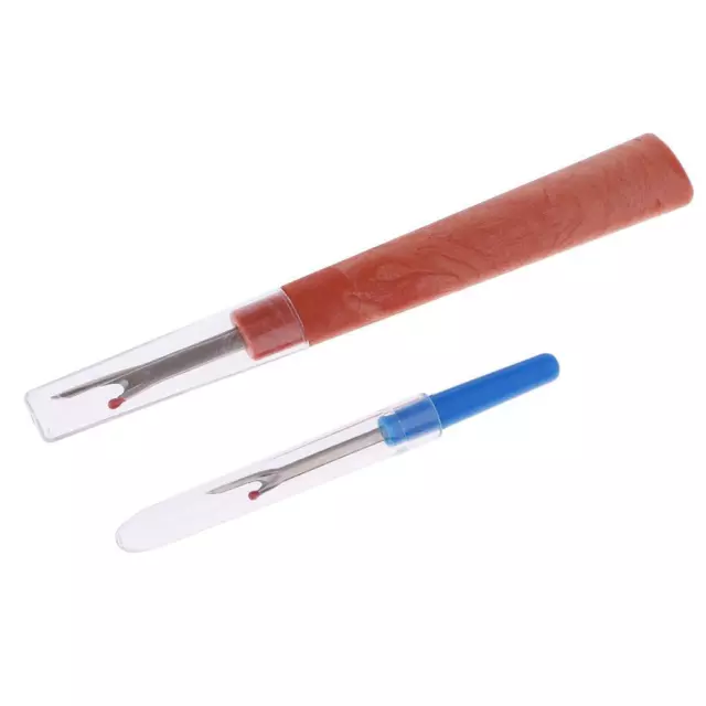 2 Pieces 3.3\'\'/5.3\'\' Plastic Handle Sewing  Unpicker Seam Rippers Set 3