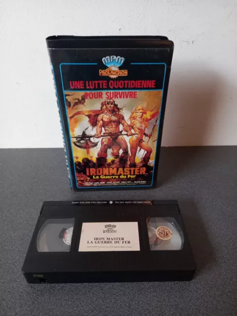 VHS IRONMASTER LA GUERRE DU FER MPM PRODUCTION 1983 Sam Pasco - Umberto Lenzi