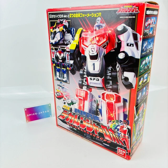 Power Rangers Deka Ranger POWER RANGERS TOKUSOU Sentai Dekaranger DX Deka Ranger Robo Megazord ...