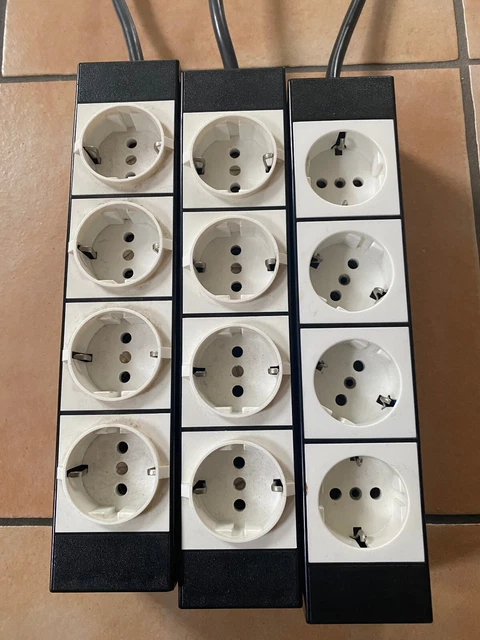 3 USM Haller magnetische Steckdosenleiste 4 Steckdosen Mehrfachstecker
