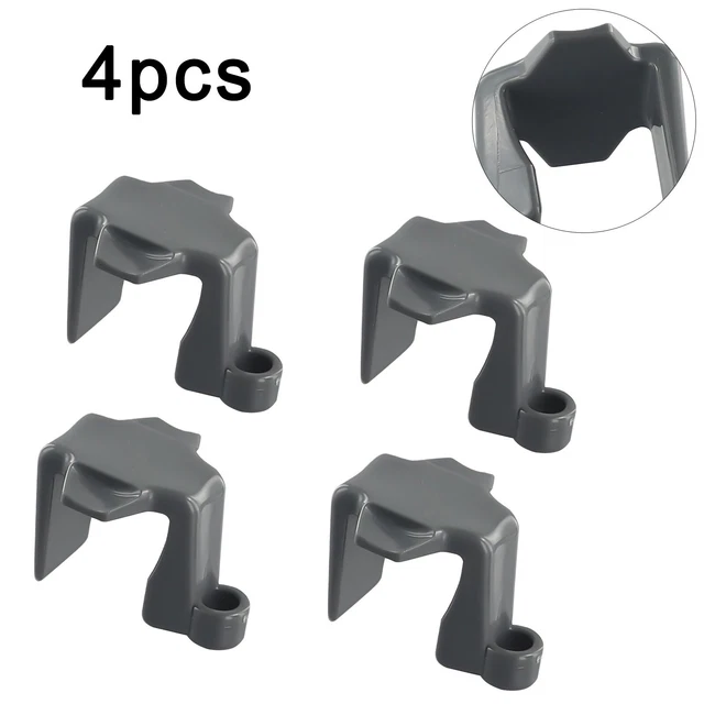 Clips De Chasse à Double Aile Prime-Line - Acier Estampé Nickelé, Lot De 4, Pour écrans Et Fenêtres