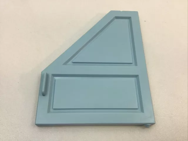 Playskool Victorian Dollhouse Closet Door Replacement Light Blue Vintage