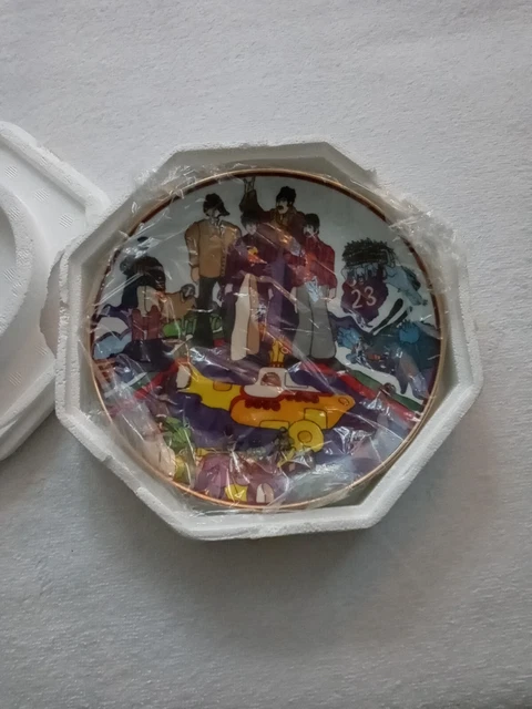Very Rare The Beatles - Yellow Submarine Gartlan Plate #740