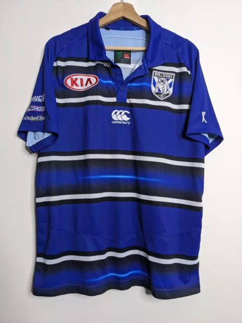 NRL Canterbury Bankstown Bulldogs Jersey Shirt Adult Extra Large Rugby League