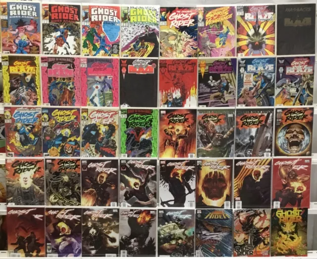 Marvel Comics Ghost Rider Comic Book Lot of 40 Issues