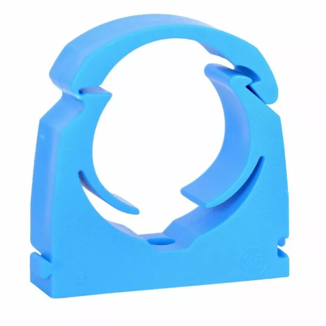 MDPE "Flexi" Water Mains Pipe Hinged Blue Clip 20mm 25mm 32mm Talon Hinge Pipe