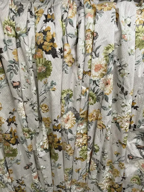 Designers Guild Ophelia Orchid Interlined Pleat Curtains Yellow Neutral
