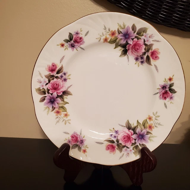 VINTAGE FINE BONE China Crown Estd 1801 Staffordshire England Plate