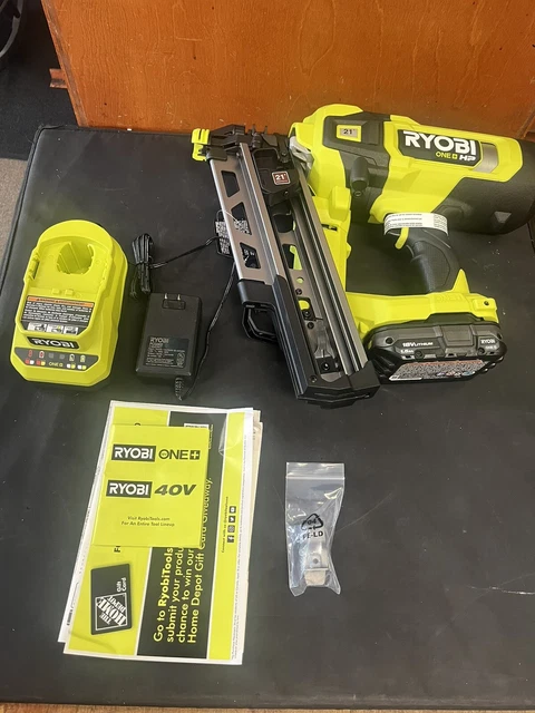 Ryobi ONE+ HP 18V Framing Nailer - PBL345 w/ Charger Fully Charged 1.5ah Battery
