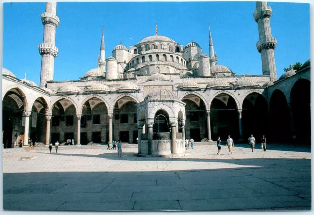 Postcard - The Sulanahmet Mosque (Blue Mosque), Istanbul, Turkey