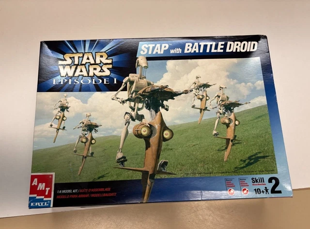 VTG STAR WARS model Star War Stap with Battle Droid AMT ERTL #30124 new ...