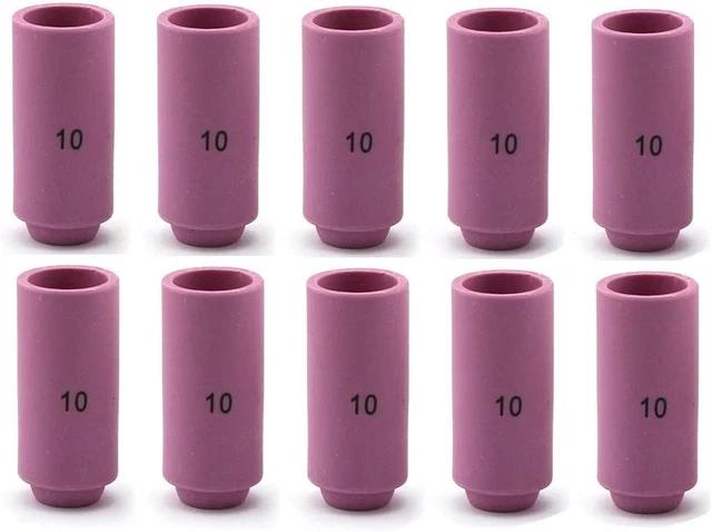 10# 10N45 TIG Ugelli Saldatura Allumina 5/8"" & 16 mm per WP17 18 26 Torcia 10 pz