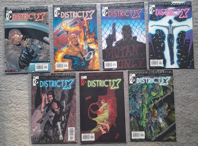 Marvel Comics Marvel Knights District X 1 - 14 Full Run Bishop High Grade X Men