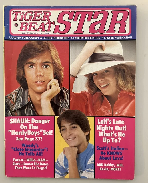 1978 APRIL TIGER BEAT STAR Magazine, Leif Garrett, Shaun Cassidy, Scott ...